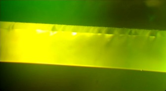 Deep Penetrating PCD Glass Cutting scored glass image
